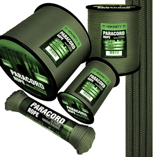 1000Ib Paracord Rope - 100ft to 1000ft