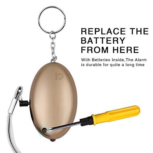 KOSIN Personal Alarm 3-Pack, 145DB Keychain Security