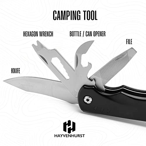 10-in-1 Stainless Steel Camping Multitool Axe