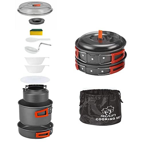 Lightweight Camping Cookware Set for Hiking Trip