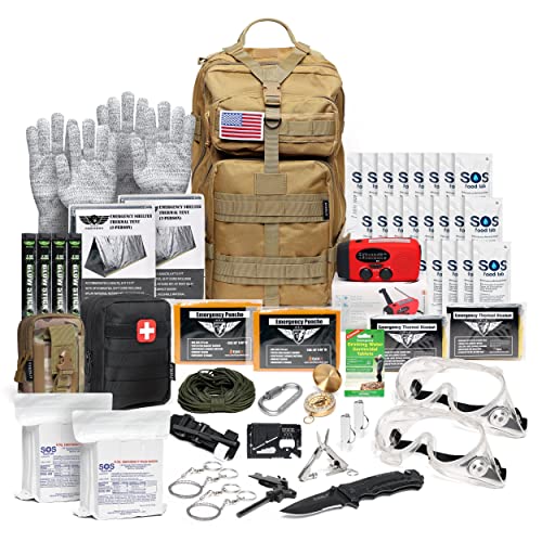 EVERLIT 72 Hours Emergency Kit - Ultimate Prepper's Go Bag