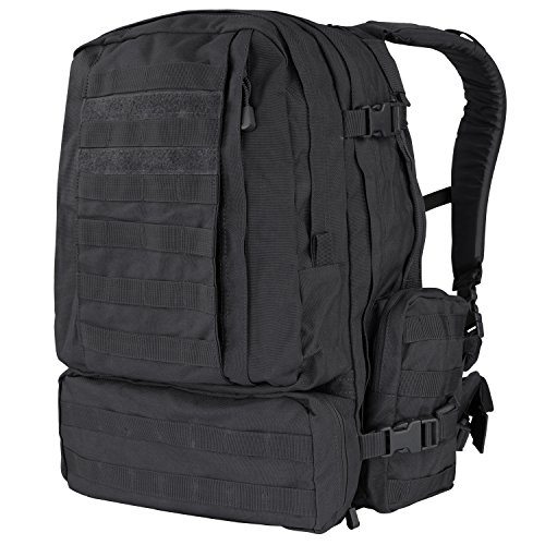 Condor 3 Day Assault Pack - Black, 3038 Cubic Inch
