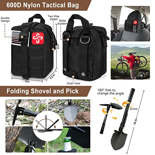 Professional 238Pcs Survival Kit for Outdoor Emergencies