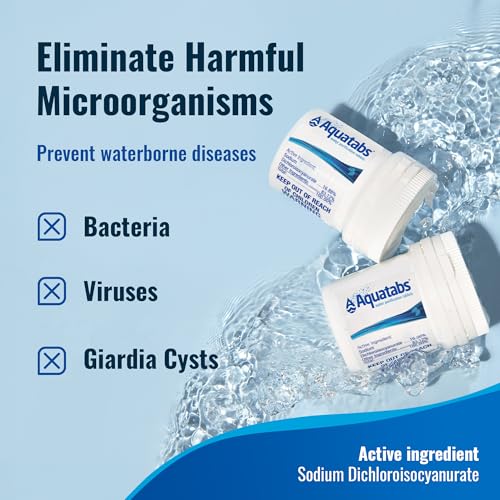 Aquatabs Marine Water Purification Tablets - 397mg 100ct