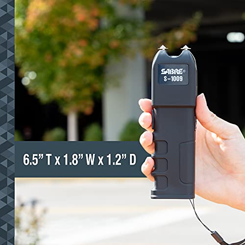 SABRE Stun Gun with Flashlight and Anti-Grab Technology