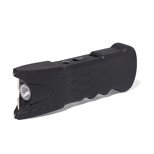 VIPERTEK Black Stun Gun with LED Flashlight