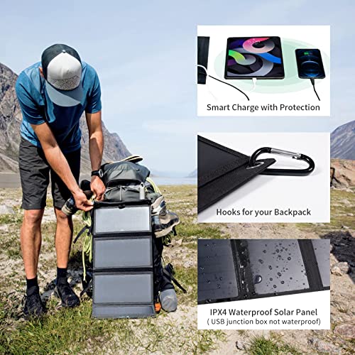 BigBlue 3 USB Ports 28W Solar Charger for Preppers
