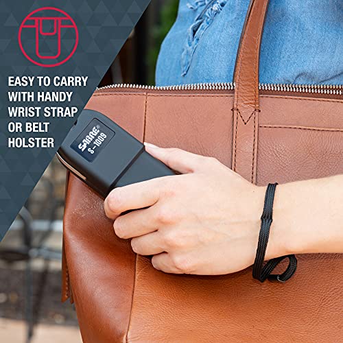 SABRE Stun Gun with Flashlight and Anti-Grab Technology