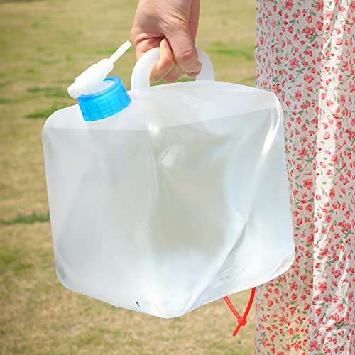 Foldable Water Jugs: 5.3 Gallon, Pack of 2