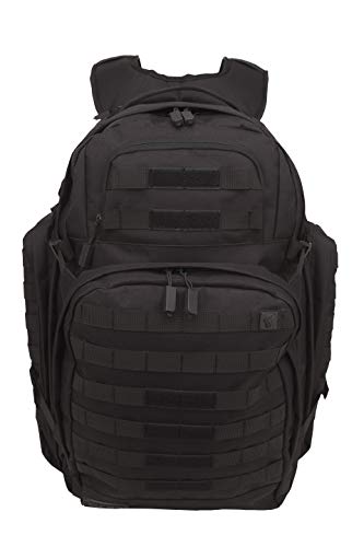 SOG Barrage Tactical Backpack, 64.3L Storage, Black