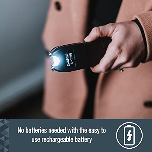 SABRE Stun Gun with Flashlight and Anti-Grab Technology