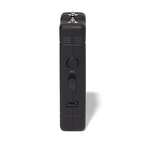 VIPERTEK VTS-880 Mini Stun Gun + LED Flashlight, Black