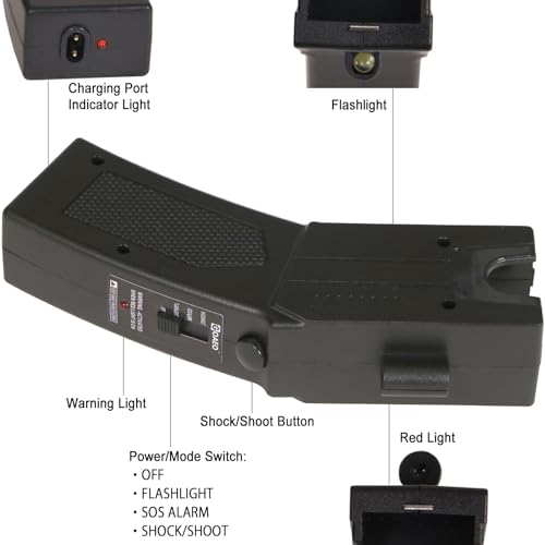 Heavy Duty Rechargeable Stun Gun - Remote Self-Defense