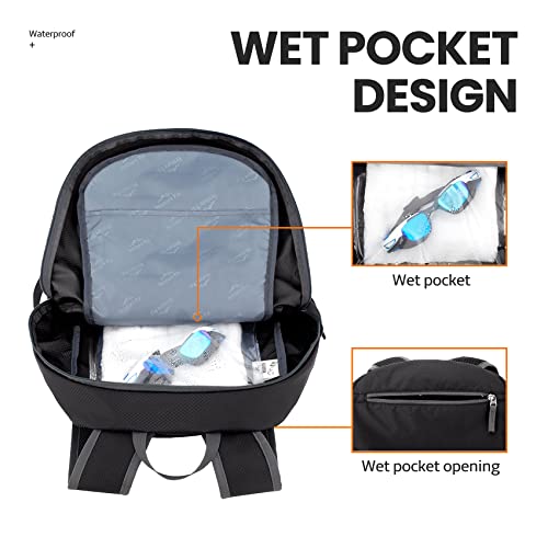Lightweight 40L Packable Hiking Backpack - Black