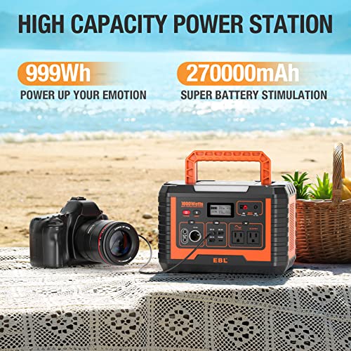 1000W Solar Portable Generator for Preppers