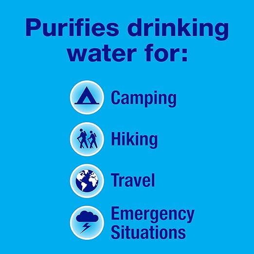 Potable Aqua Water Purification Tablets - Travel Size