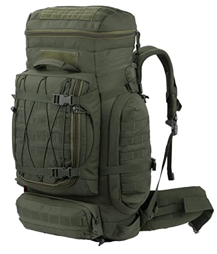 70L Tactical MOLLE Rucksack for Hiking & Hunting