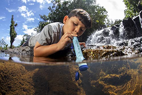 LifeStraw Water Filter: Hiking, Camping, Travel, Emergency, 1 Pack