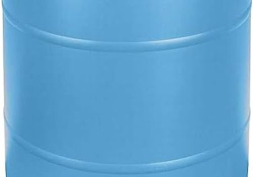 55 Gallon Blue Water Barrel | Solid Mold | 2" Bung Holes | BPA Free