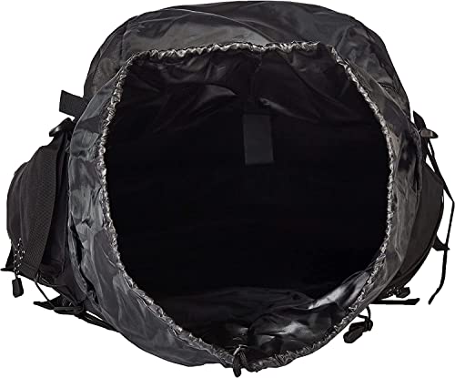 Black 75L Hiking Camping Rucksack Backpack with Rainfly