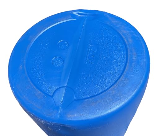 55 Gallon Blue Water Barrel | Solid Mold | 2" Bung Holes | BPA Free