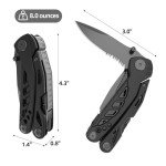 13-in-1 Pocket Multitool for Survival and Outdoor