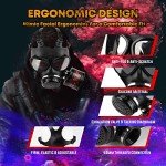 Tactical Gas Mask with 40mm Carbon Filter