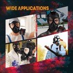 Tactical Gas Mask with 40mm Carbon Filter