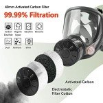 AMZYXUAN Full Face Gas Mask with Carbon Filter