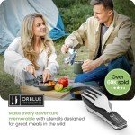 Orblue 4-in-1 Camping Utensils - 2 Pack