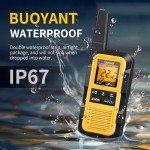 Gaswei G2Pro+ Waterproof Floating Walkie Talkies (4 Pack)