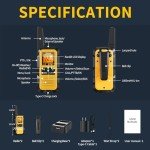 Gaswei G2Pro+ Waterproof Floating Walkie Talkies (4 Pack)