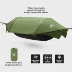 Versatile Camping Hammock with Mosquito Net and Rainfly