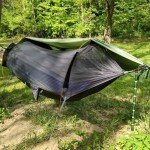 Versatile Camping Hammock with Mosquito Net and Rainfly