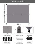 Sunyear Portable Hammock with Rain Fly and Net
