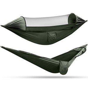 G4Free Lightweight 2-Person Camping Hammock with Mosquito Net