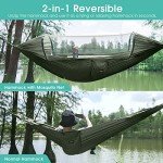 G4Free Lightweight 2-Person Camping Hammock with Mosquito Net