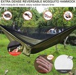 FIRINER Camping Hammock with Rainfly and Mosquito Net