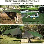 FIRINER Camping Hammock with Rainfly and Mosquito Net