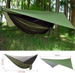 FIRINER Camping Hammock with Rainfly and Mosquito Net