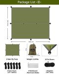 Sunyear Portable Camping Hammock with Rain Fly