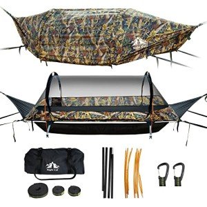 Lightweight Hammock Tent with Mosquito Net & Rainfly