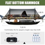 Lightweight Hammock Tent with Mosquito Net & Rainfly