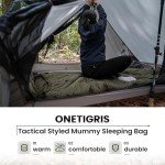 OneTigris Mummy Sleeping Bag for Camping & Hiking