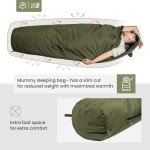 OneTigris Mummy Sleeping Bag for Camping & Hiking