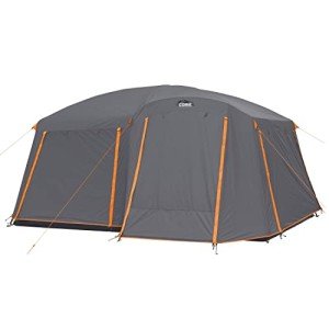 10-Person Multi-Room Cabin Tent with Rainfly