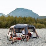 10-Person Multi-Room Cabin Tent with Rainfly