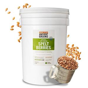 Organic Spelt Berries for Long-Term Survival Storage