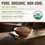 Organic Spelt Berries for Long-Term Survival Storage