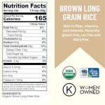 Brown Long Grain Rice in 6 Gallon Bucket